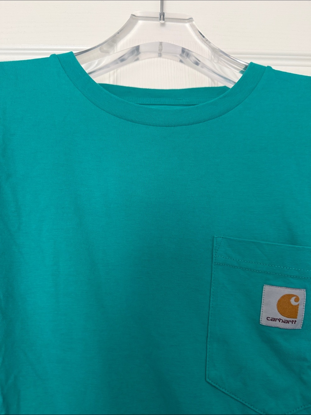 Carhartt Teal Short-Sleeve Pocket Tee - Picture 10 of 13
